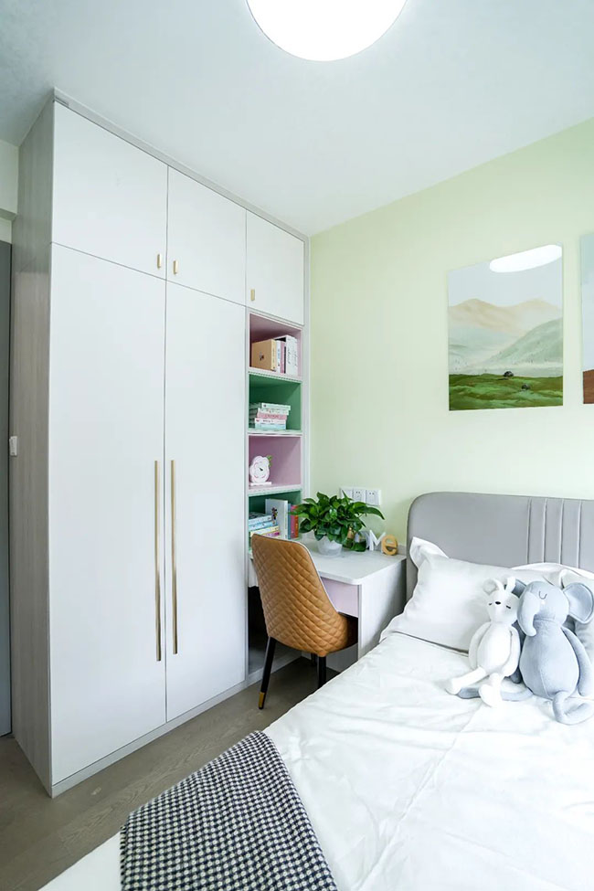 112㎡現(xiàn)代三居，收納與顏值兩不誤，還擁有獨(dú)立書房